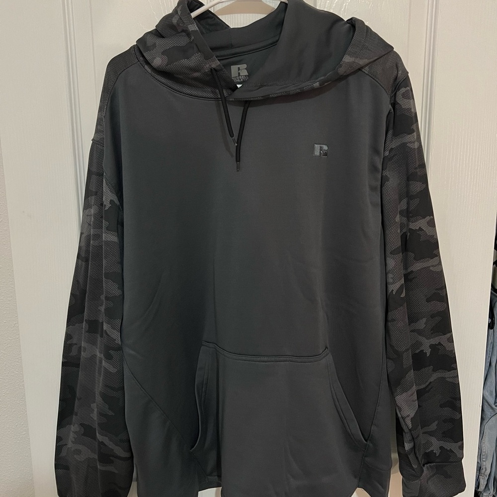 BOGO❗️Russell Athletic Gray Camo Hoodie